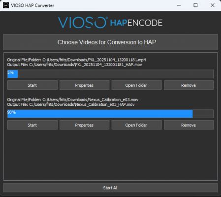 HAP Encoder